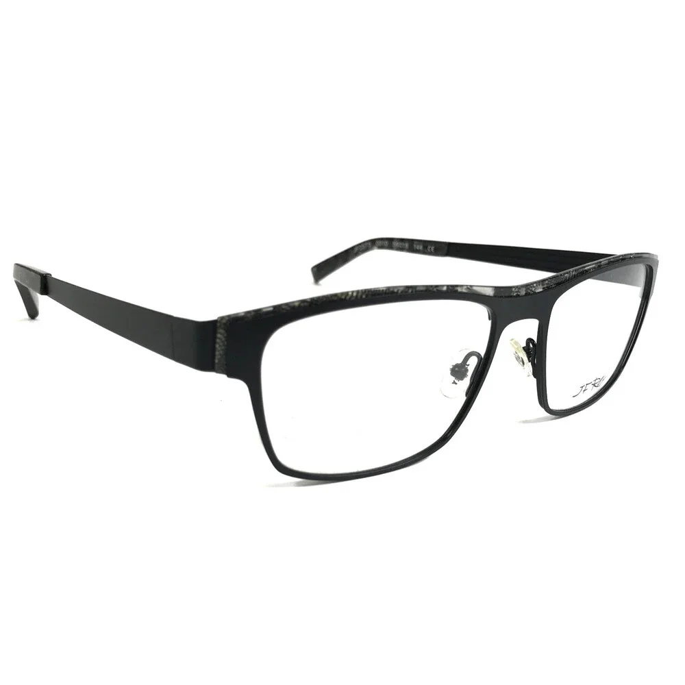 J.F. Rey Eyeglasses Frames JF2573 0010 Matte Black Gray Demi Tortoise 56-18-144
